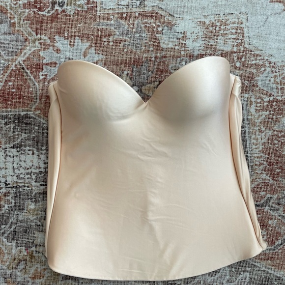 Piege push up strapless bridal bustier - Picture 4 of 8